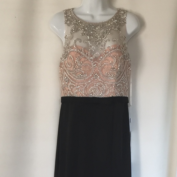 Judy&Julia Long Party Prom Ball Dress Black XS,S,M - Picture 3 of 8